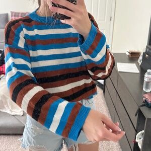 Kontatto multicolored striped sweater